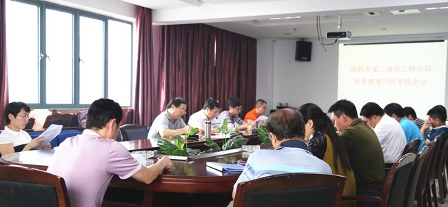 公司召開黨委查擺問題專題會議 公司召開黨委查擺問題專題會議